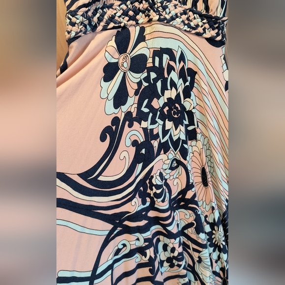 SKY BRAIDED HALTER HI/LOW MAXI DRESS - Picture 4 of 5